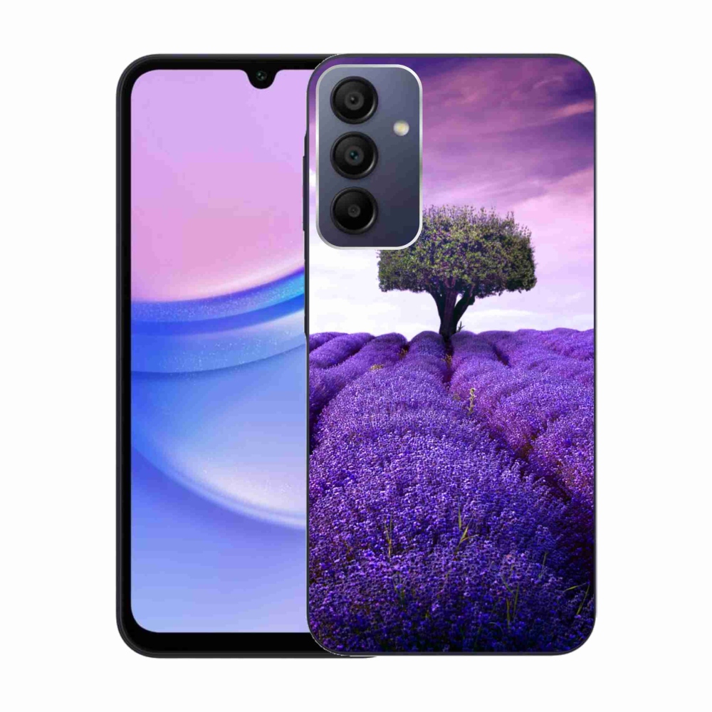 Gélový kryt mmCase na Samsung Galaxy A15 4G/5G - levanduľová lúka