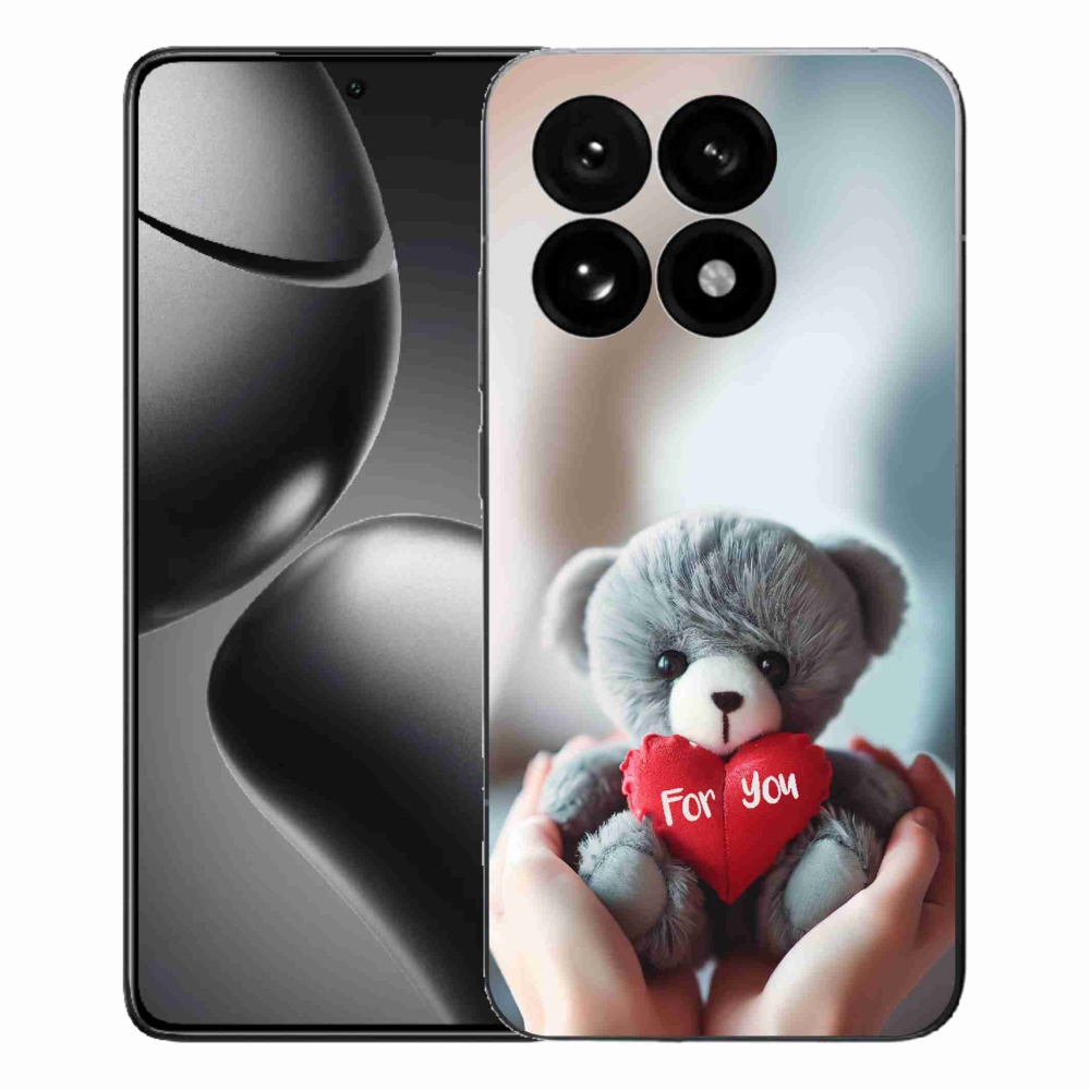 Gélový kryt mmCase na Xiaomi 15T - medvedík pre zamilovaných