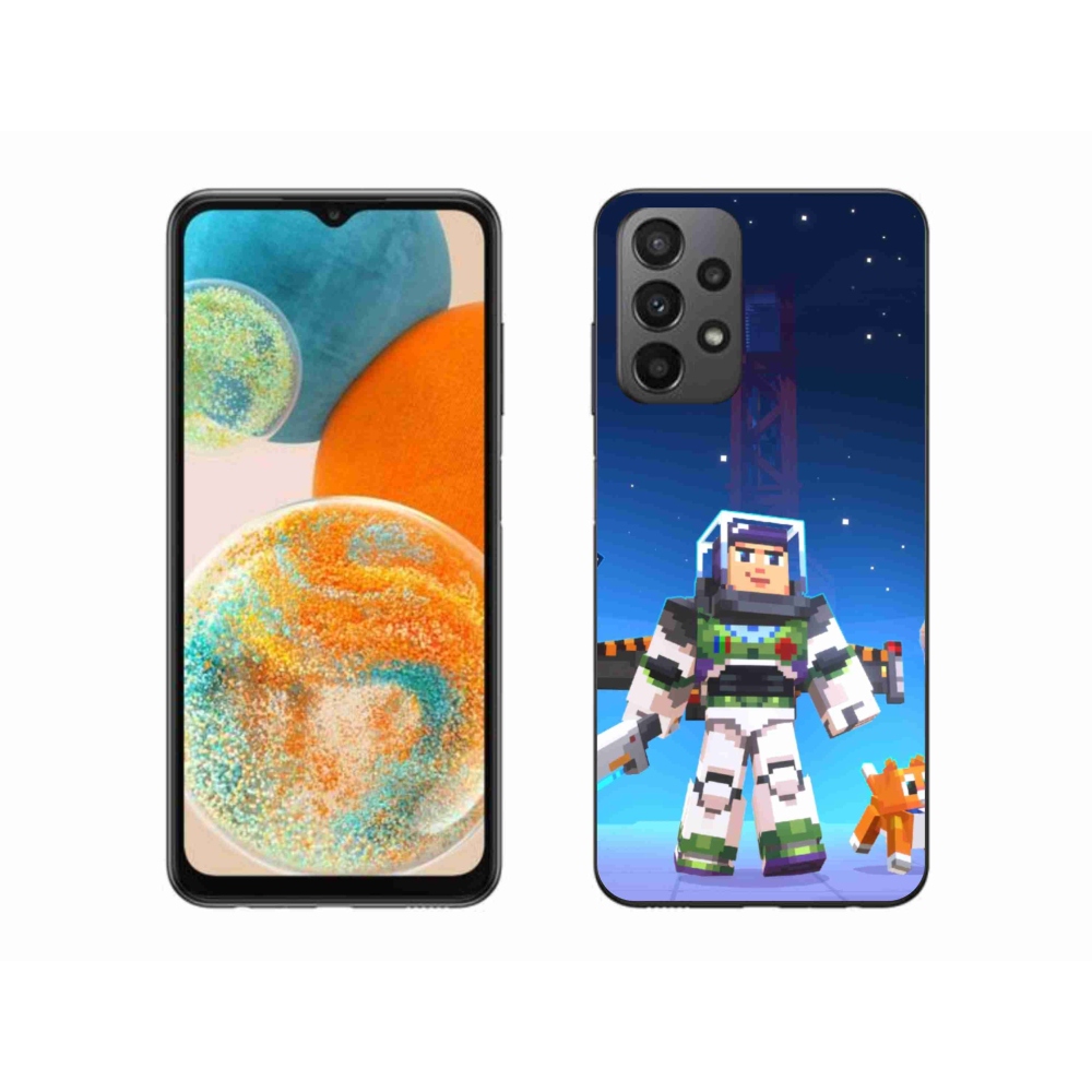 Gélový kryt mmCase na Samsung Galaxy A23 4G/5G - minecraft 2