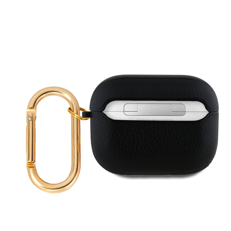 Puzdro Guess PU Grained Classic Logo pre AirPods 3 Black