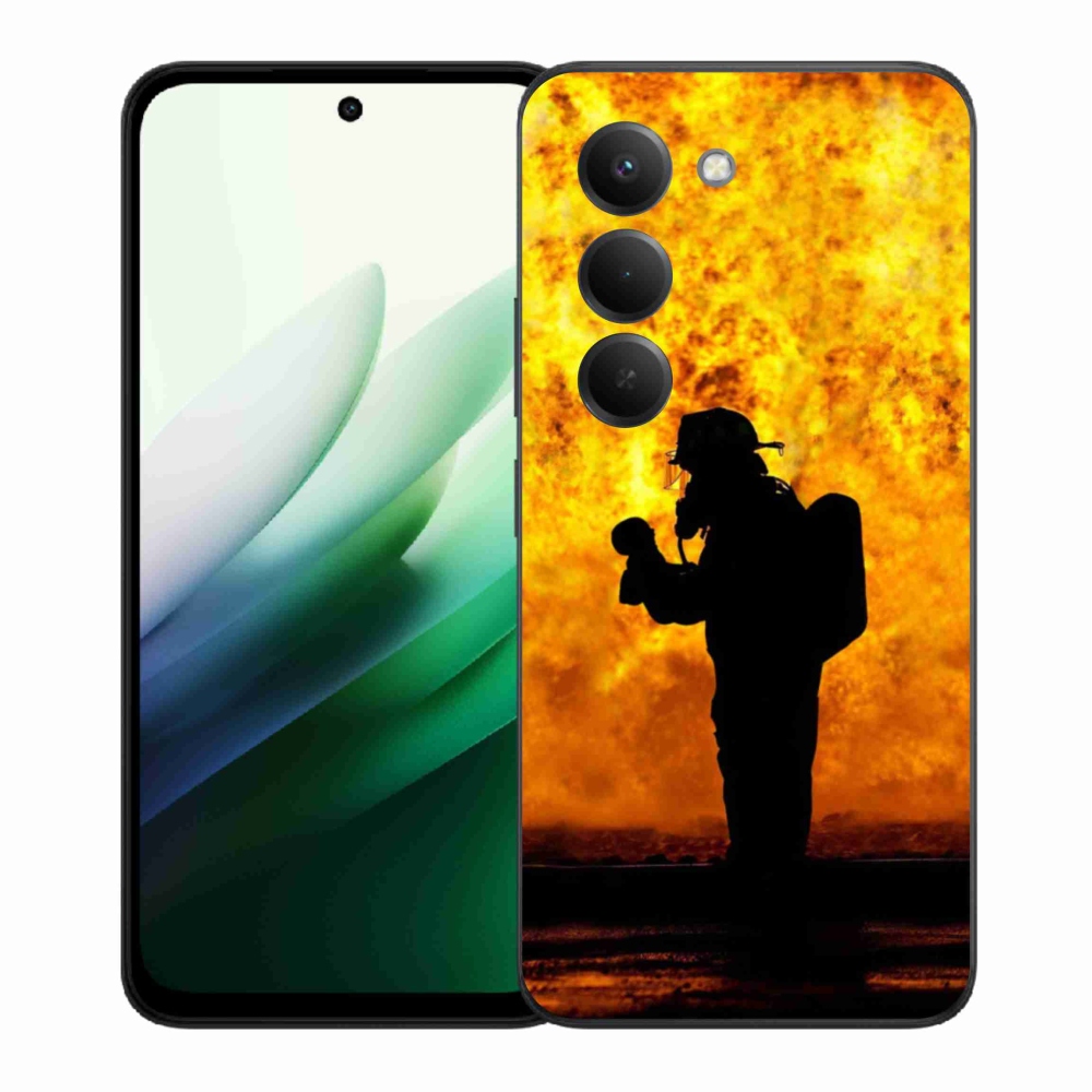 Gélový kryt mmCase na Xiaomi Redmi 15 5G (169mm) - hasič