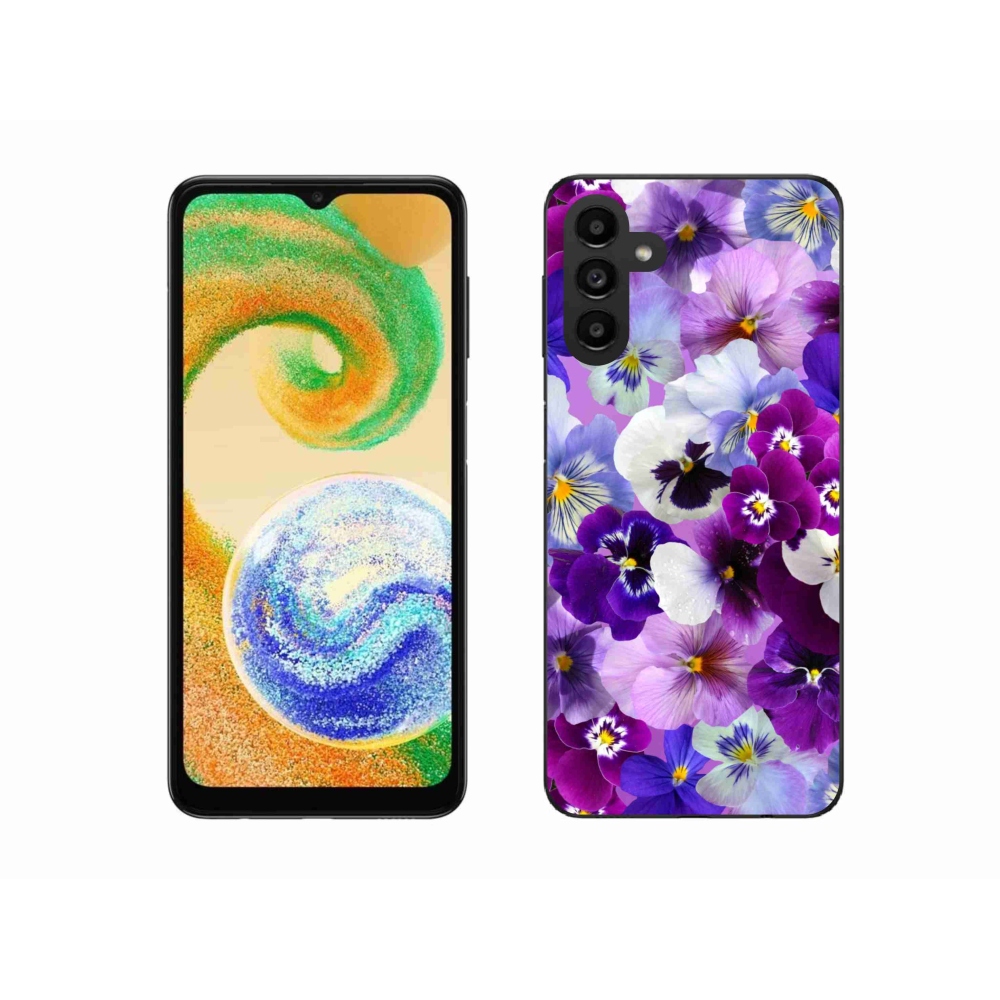 Gélový kryt mmCase na Samsung Galaxy A04s (164.7x76.7x9.1mm) - kvety 9