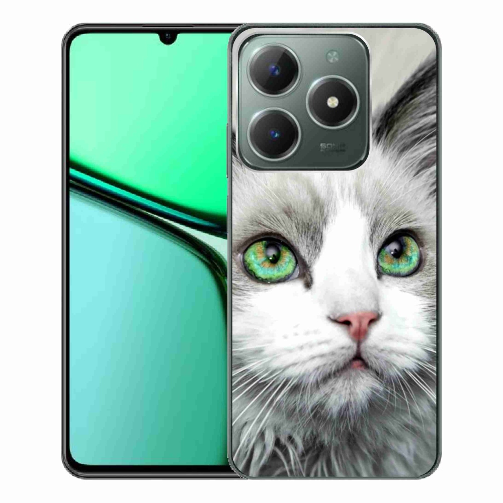 Gélový kryt mmCase na Realme C61 - mačacie pohľad