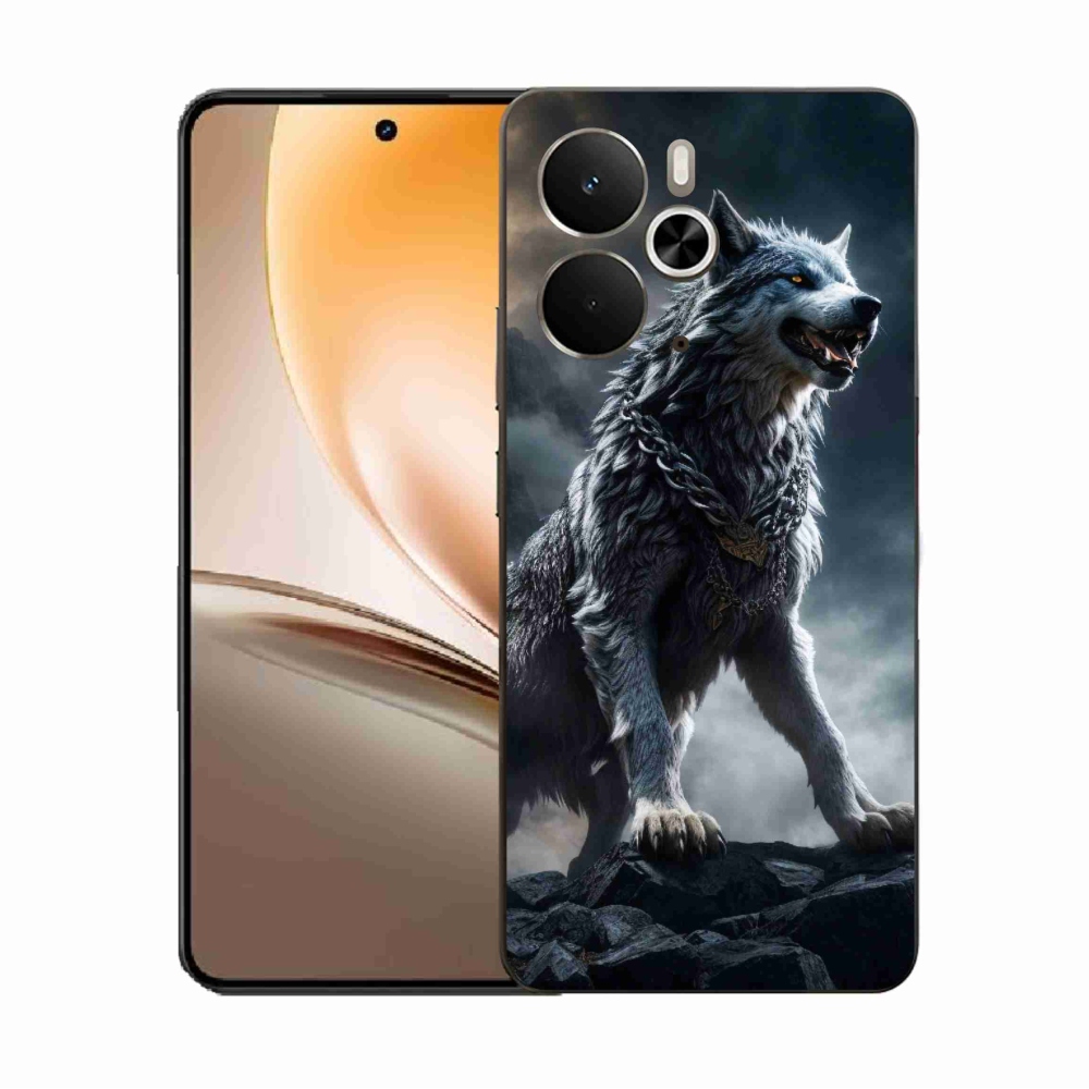 Gélový kryt mmCase na Realme 14 5G - vlk 1