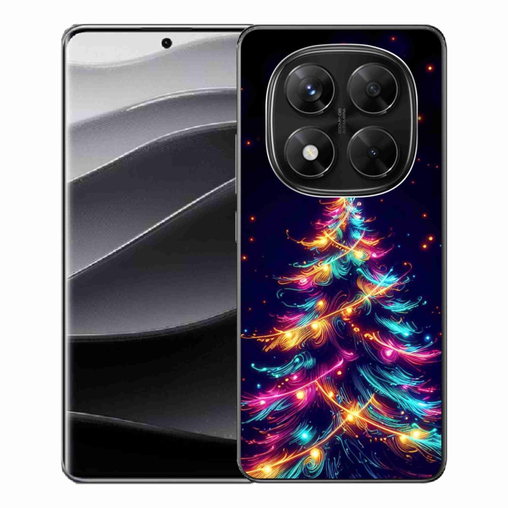 Gélový kryt mmCase na Xiaomi Redmi Note 14 Pro 5G/Poco X7 5G - neonový vianočný stromček
