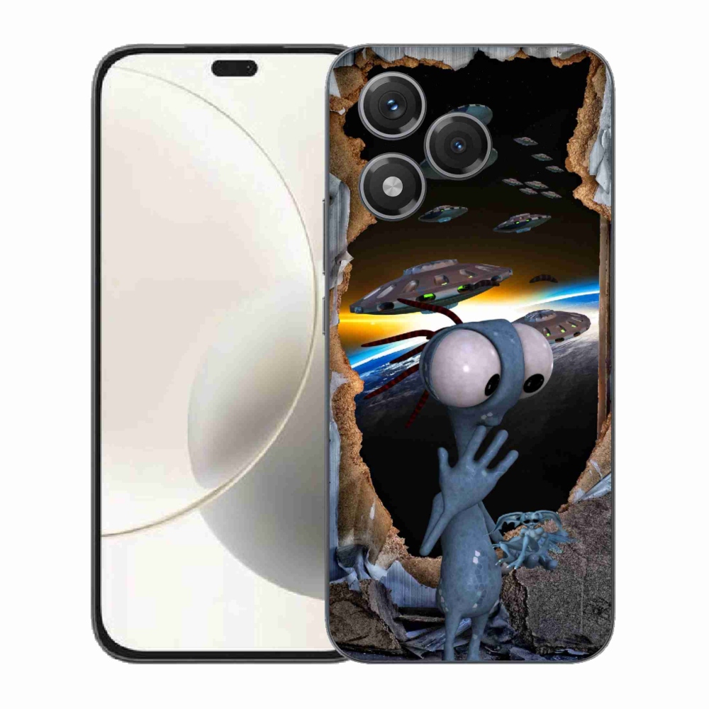 Gélový kryt mmCase na Honor 400 Lite - mimozemšťan