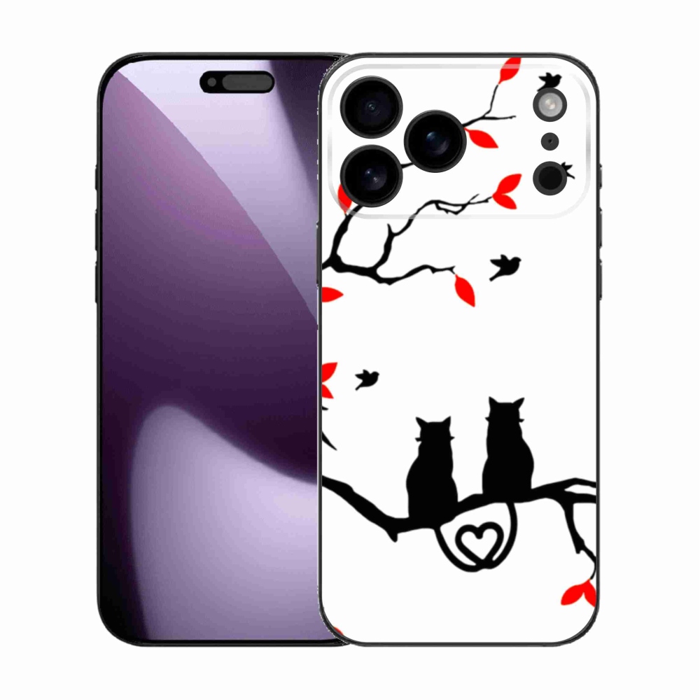 Gélový kryt mmCase na iPhone 17 Pro Max - mačacia láska