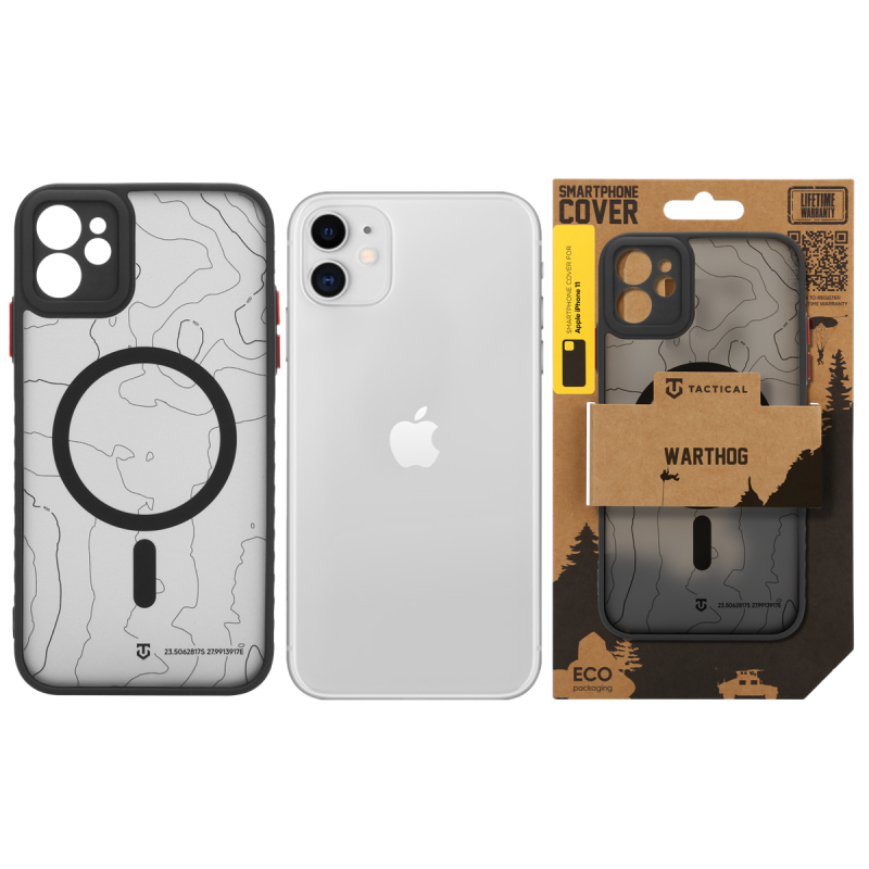 Tactical MagForce Warthog – puzdro pre Apple iPhone 11 v farbe Asphalt