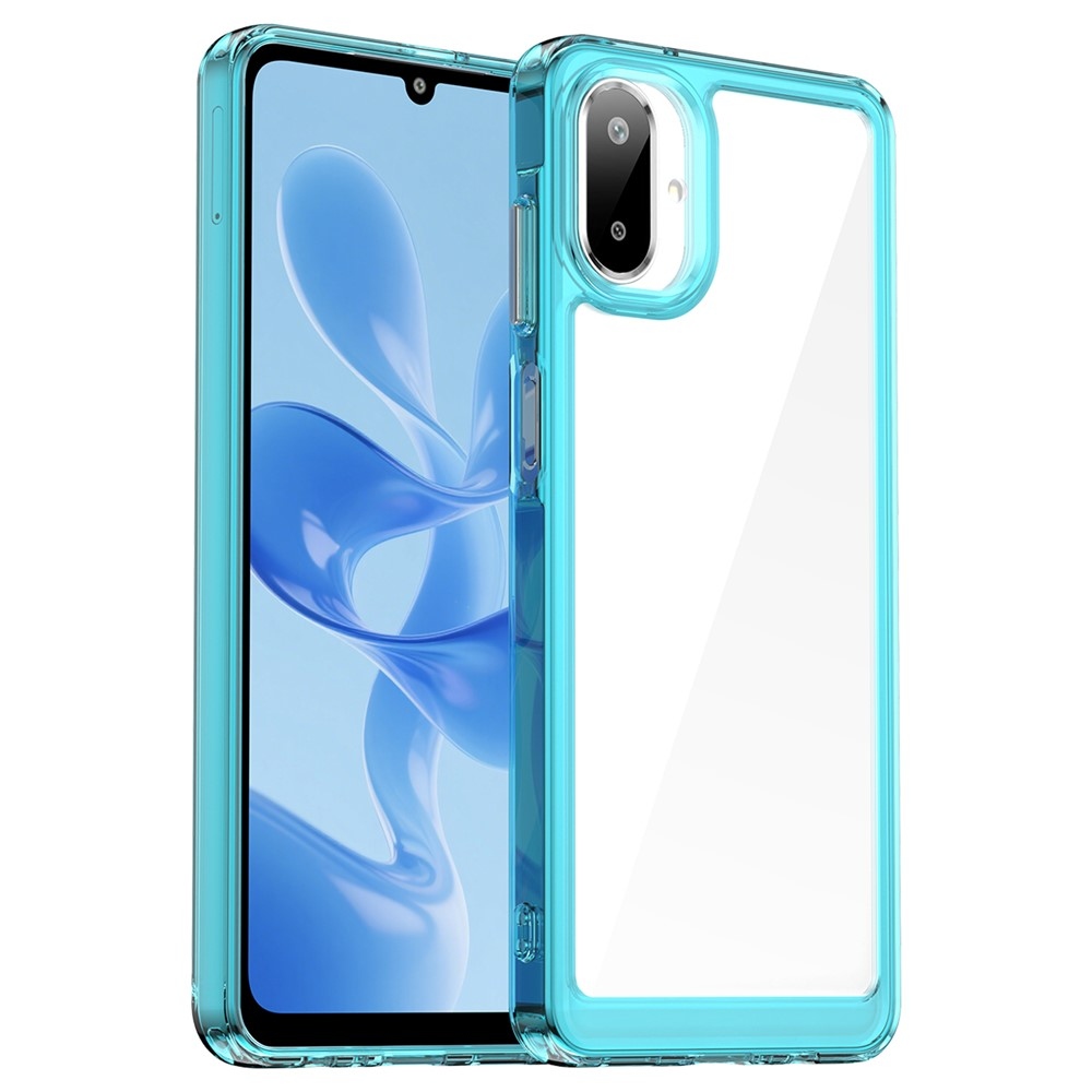 Gélový obal s pevným chrbtom na Samsung Galaxy A07 4G - svetlomodrý