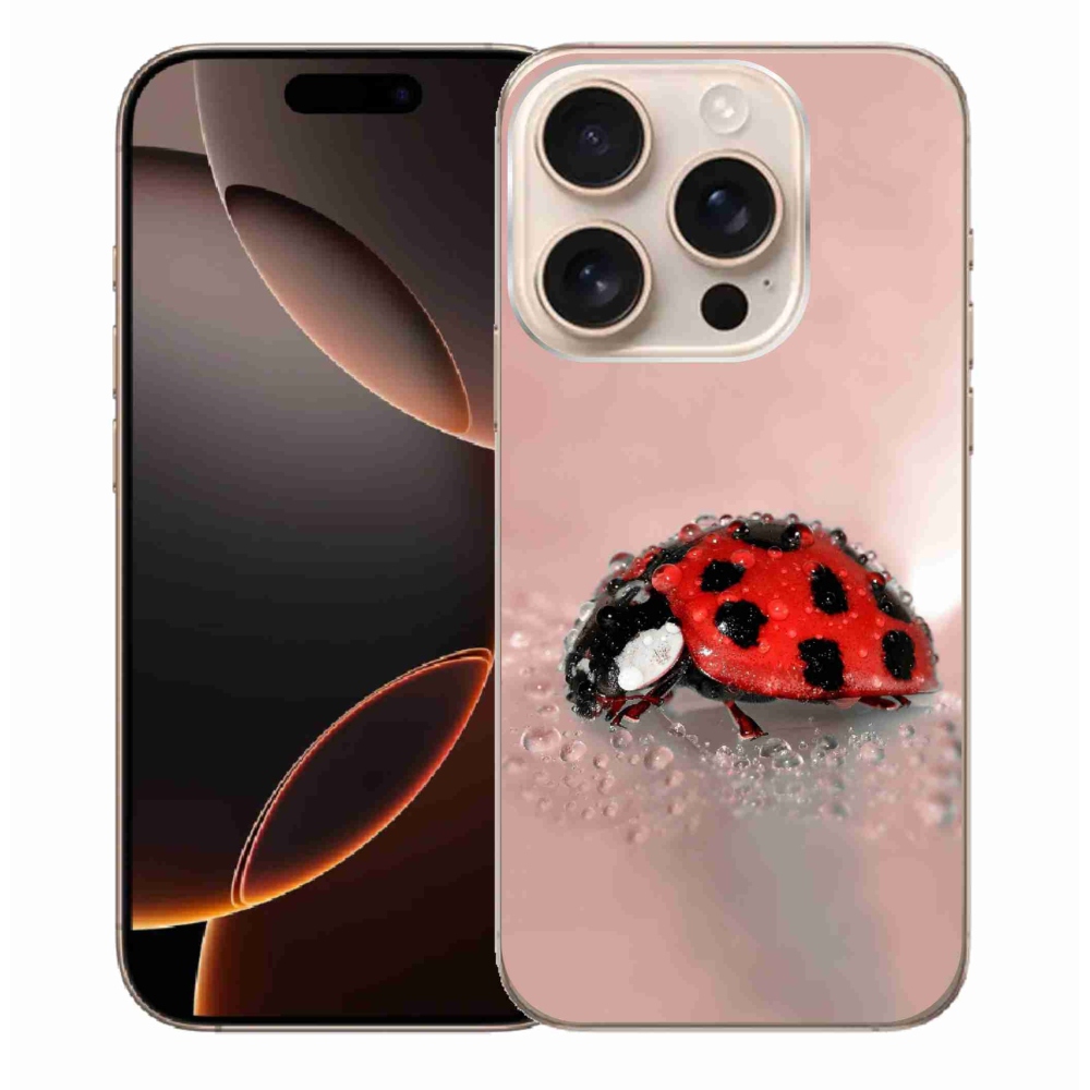 Gélový kryt mmCase na iPhone 16 Pro Max - lienka