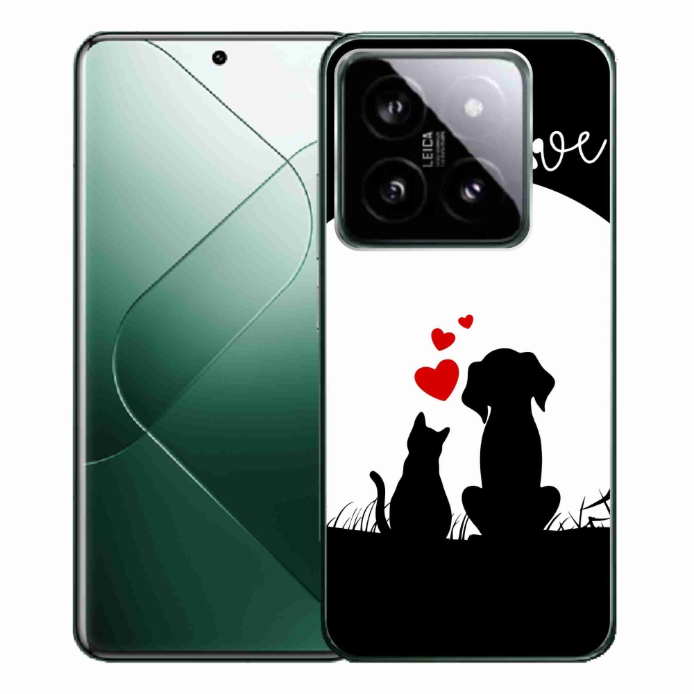 Gélový obal mmCase na Xiaomi 14 Pro - zvieracia láska