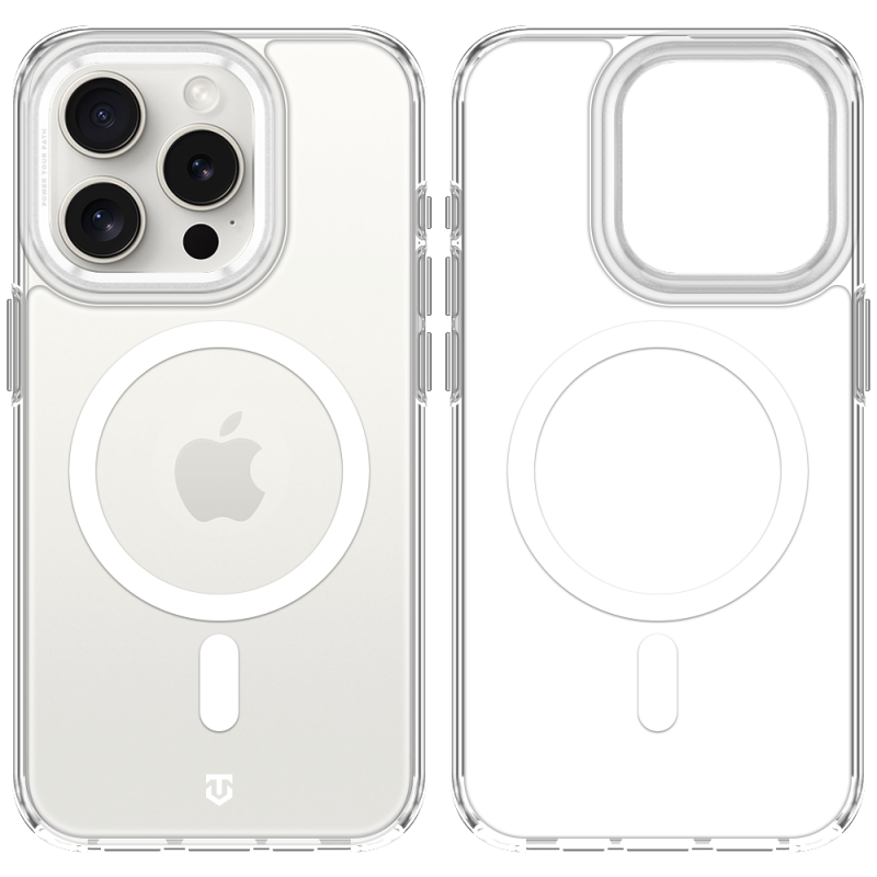 Tactical MagForce 2.0 Puzdro pre Apple iPhone 15 Pro strieborné