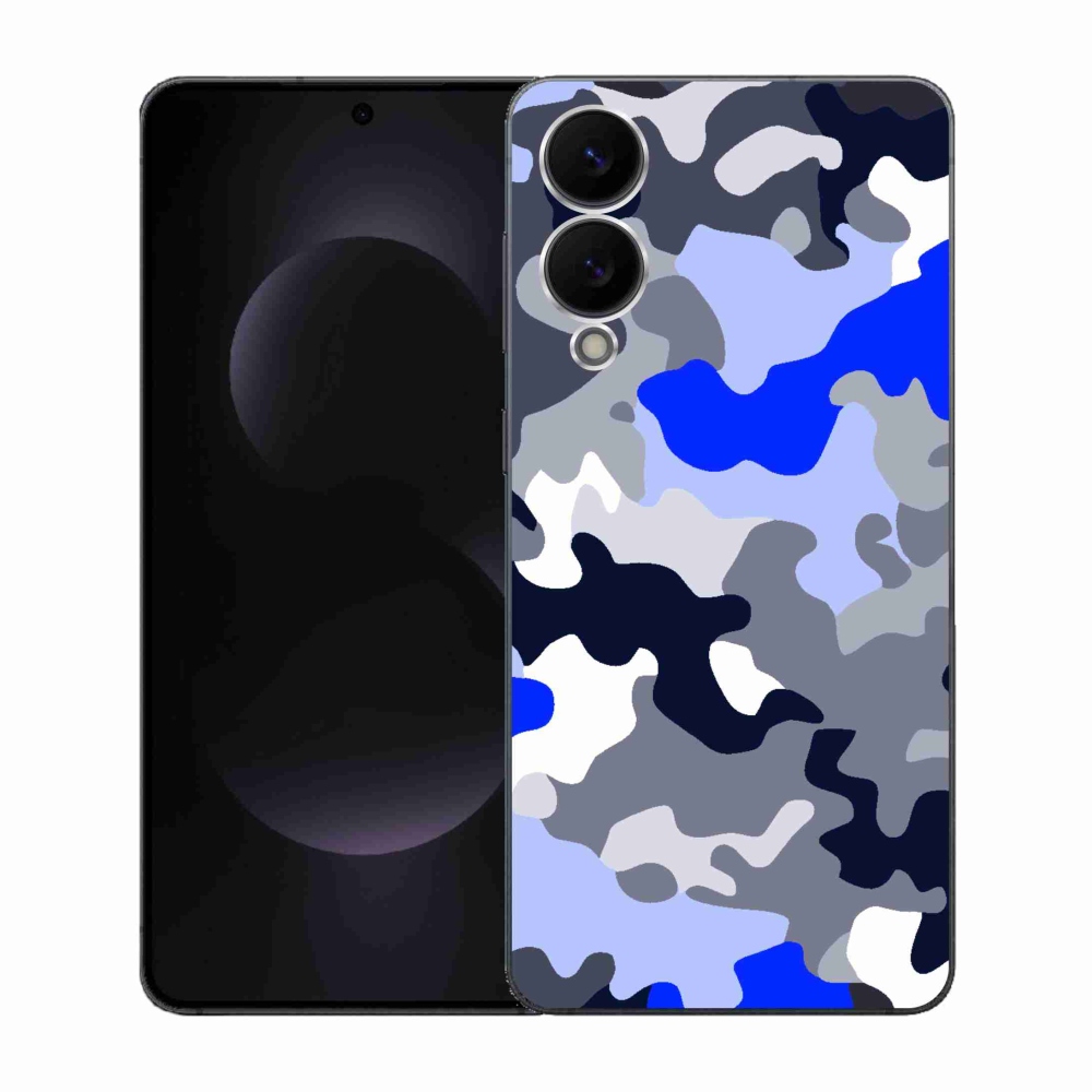 Gélový kryt mmCase na Samsung Galaxy S25 Edge - maskáčový vzor 8