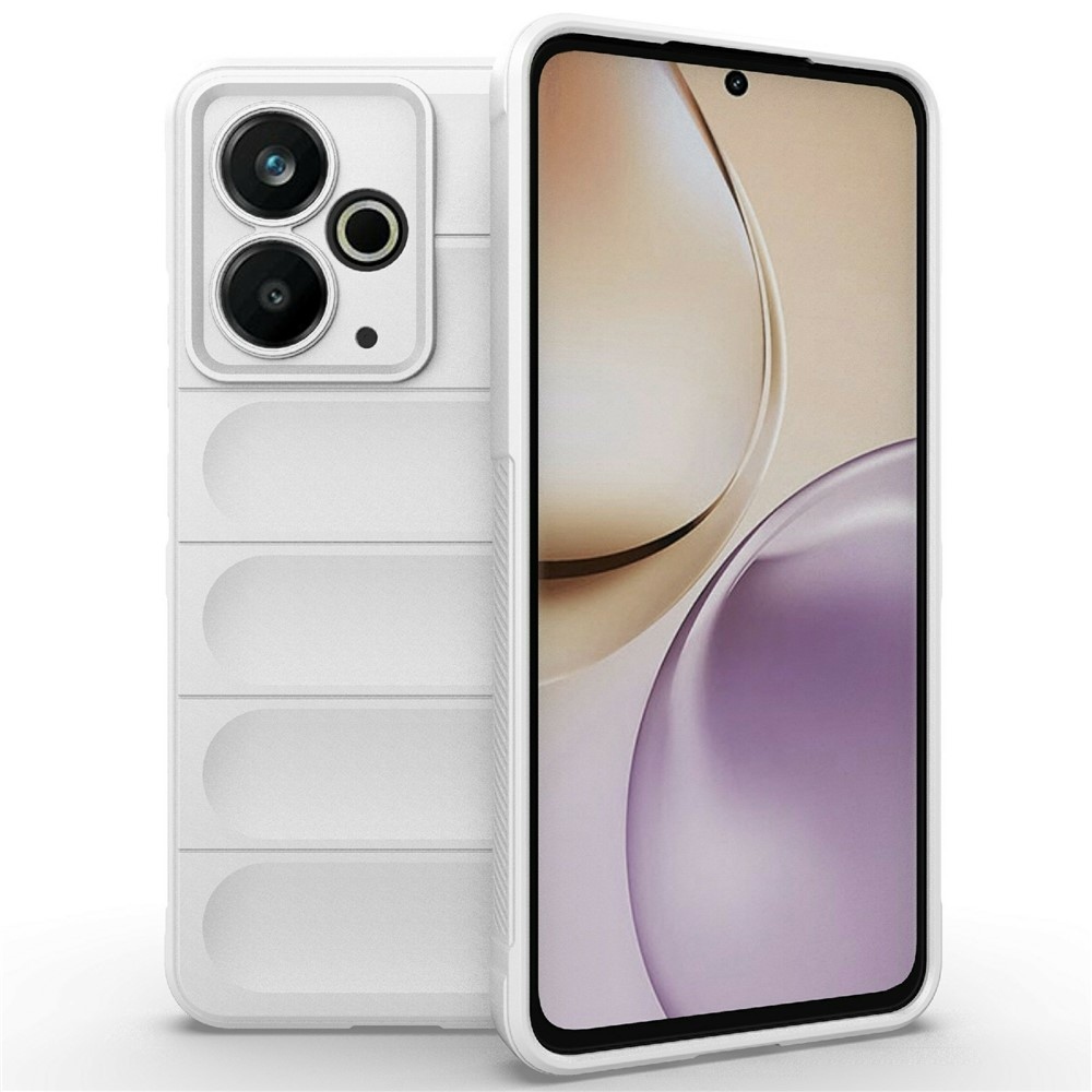Rugg odolný gélový obal na Realme 14T 5G - biely