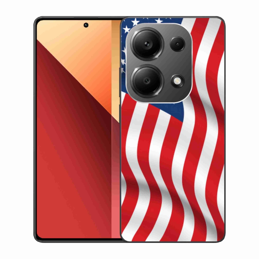 Gélový kryt mmCase na Xiaomi Redmi Note 13 Pro 4G/Poco M6 Pro - USA vlajka