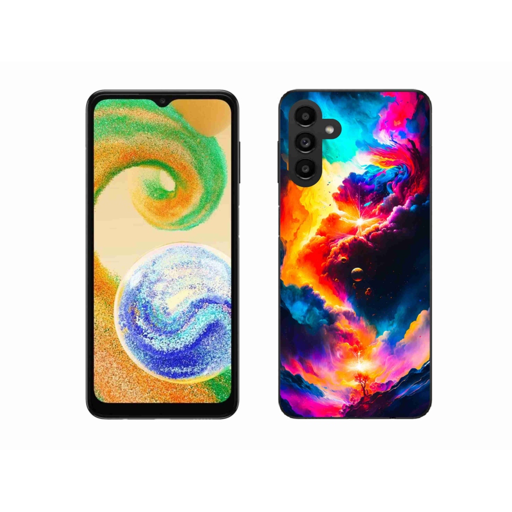 Gélový kryt mmCase na Samsung Galaxy A04s (164.7x76.7x9.1mm) - abstraktný motív