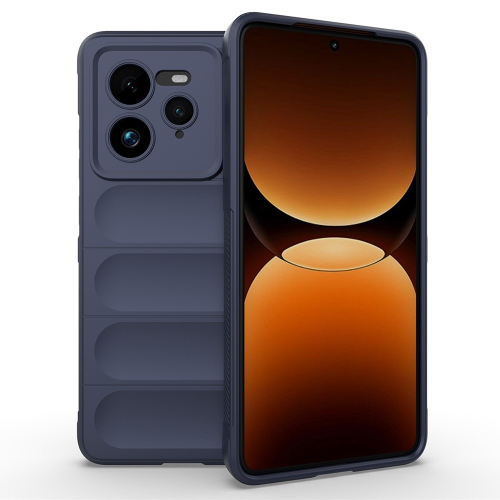 Rugg odolný gélový obal na Realme GT 7 Pro 5G - tmavomodrý