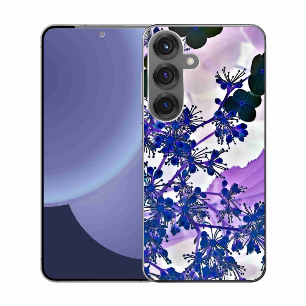 Gélový kryt mmCase na Samsung Galaxy S25 - kvet hortenzie