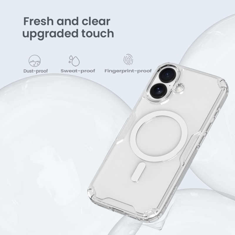 Nillkin Nature TPU PRO Magnetický kryt pre Apple iPhone 17 Transparent