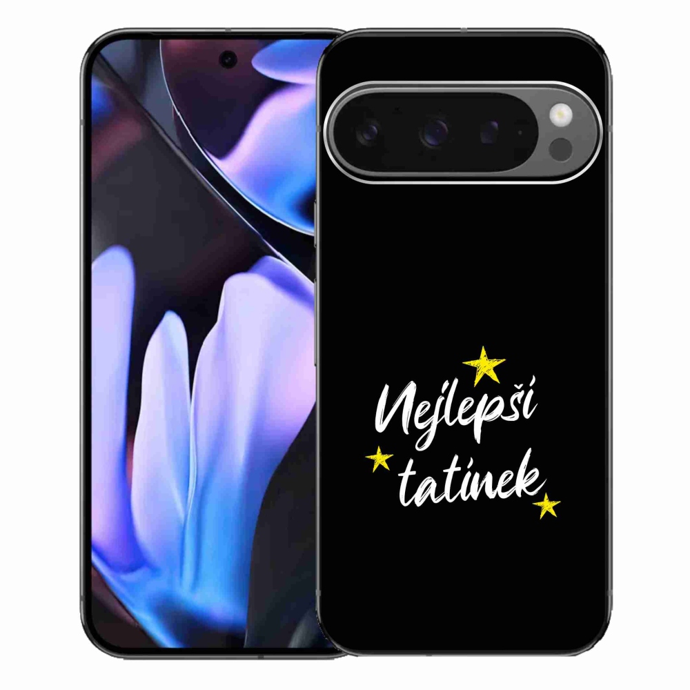 Gélový kryt mmCase na Google Pixel 9 Pro XL - najlepší otecko 3 čierne pozadie