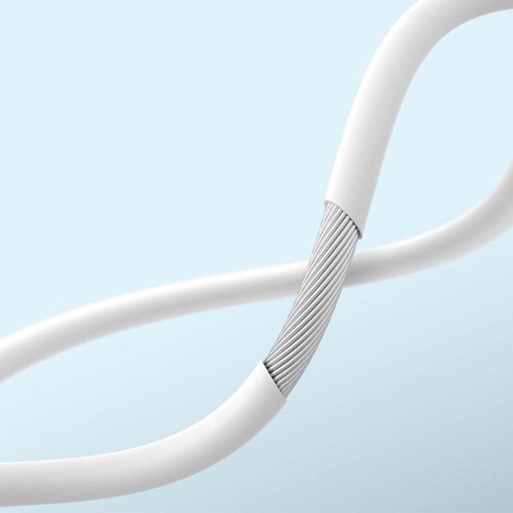 Drôtové slúchadlá do uší Dudao X3C USB-C 1,2 m – biela