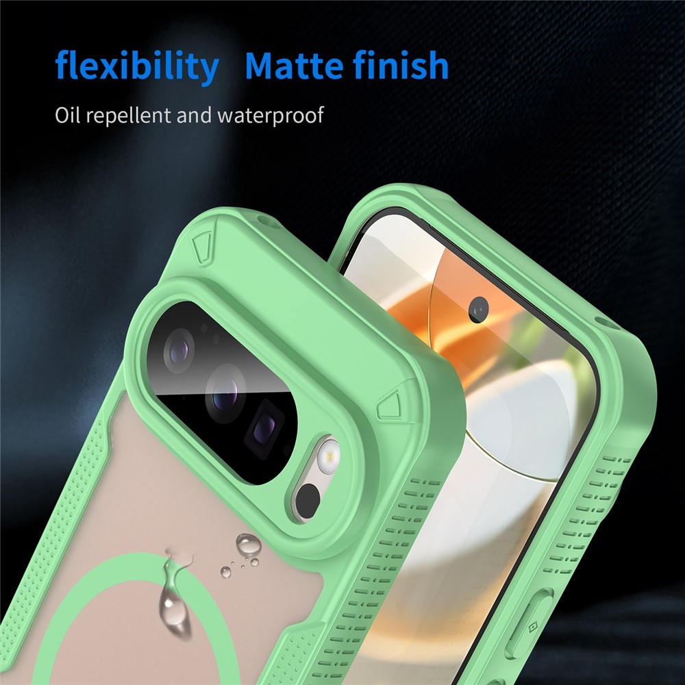 Froste odolný kryt s MagSafe na Google Pixel 10 Pro - zelený