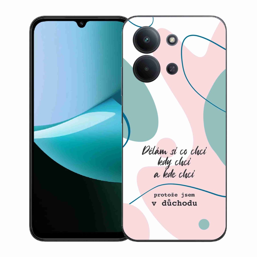 Gélový kryt mmCase na Xiaomi Redmi 15C 4G (171mm)/Poco C85 4G (171mm) - vtipný text 10 biele pozadie
