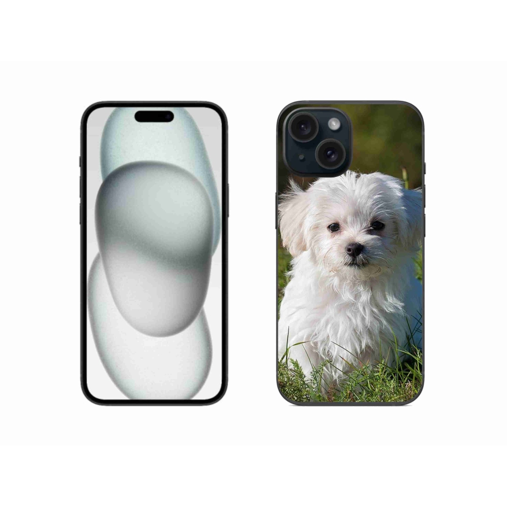 Gélový obal mmCase na iPhone 15 - bišónik