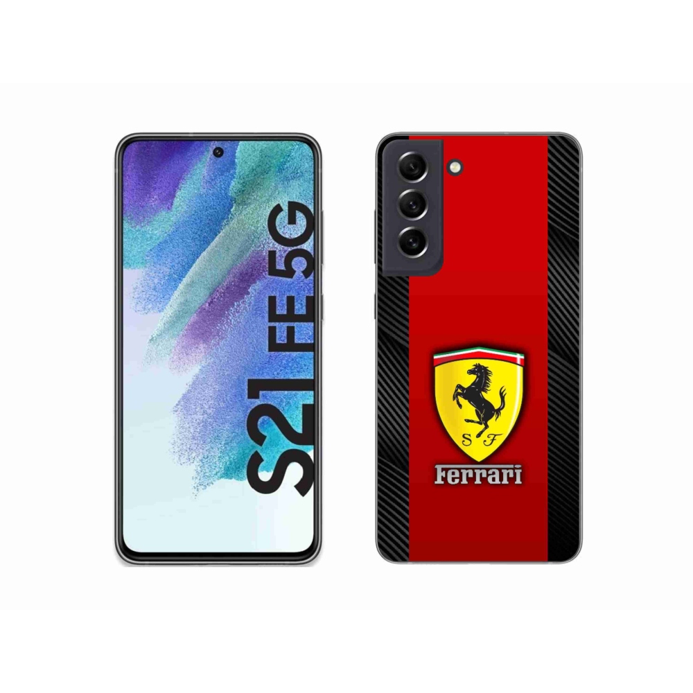 Gélový kryt mmCase na Samsung Galaxy S21 FE 5G - ferrari