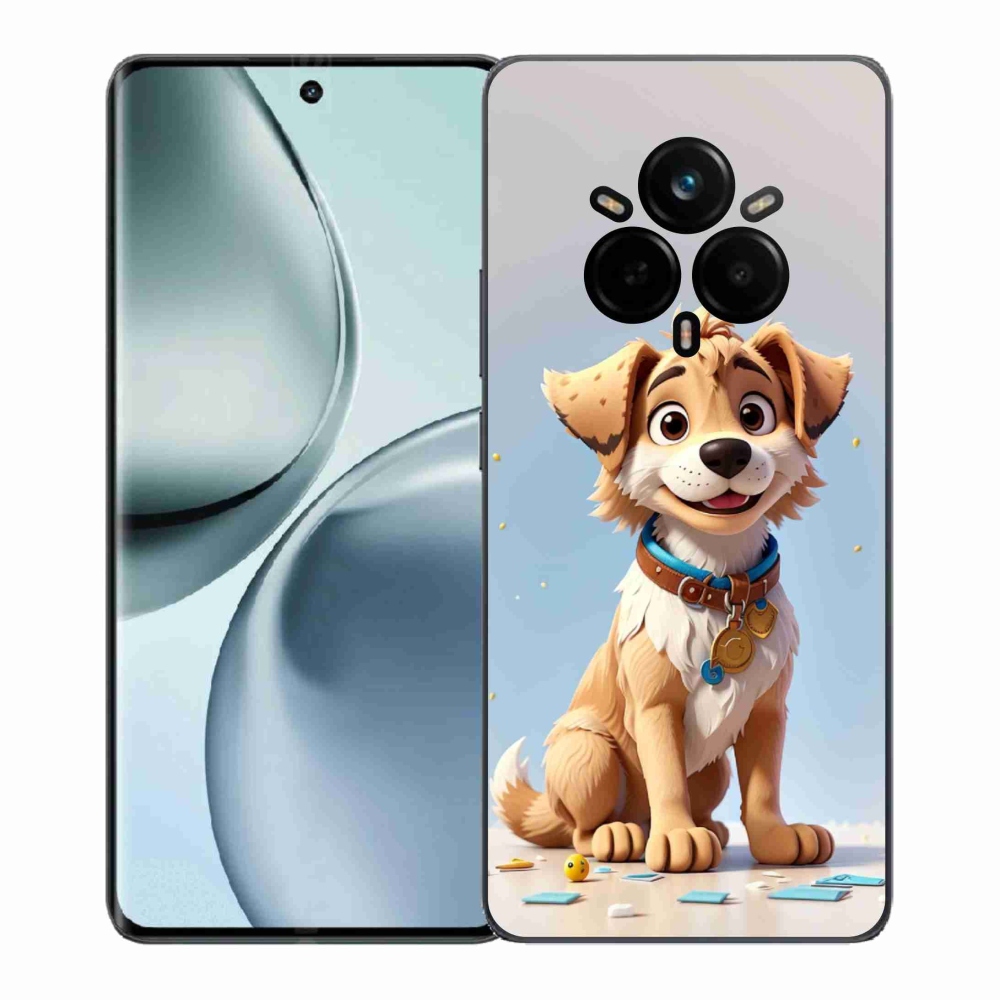 Gélový kryt mmCase na Realme 14 Pro+ 5G - kreslené šteňa