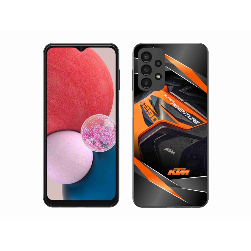 Gélový kryt mmCase na Samsung Galaxy A13 4G - motorka ktm