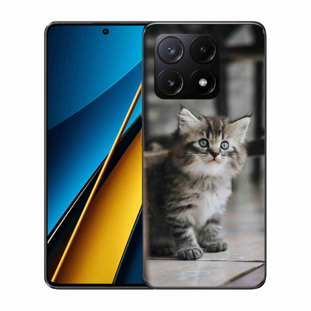 Gélový kryt mmCase na Xiaomi Poco X6 Pro 5G - mačiatko