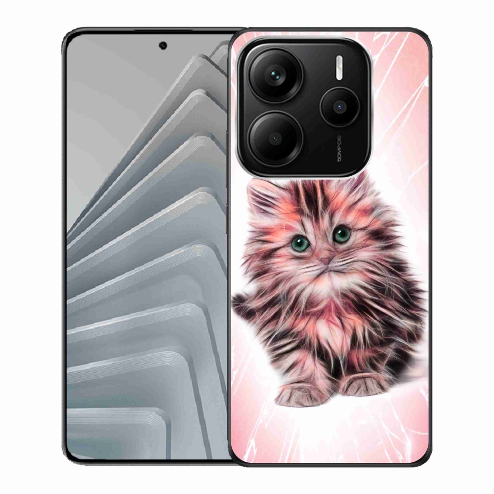 Gélový kryt mmCase na Xiaomi Redmi Note 14 5G - roztomilé koto