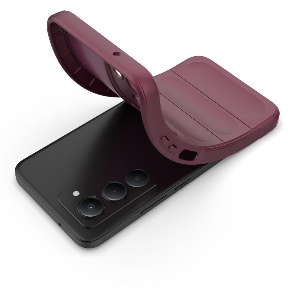 Rugg odolný gélový obal na Xiaomi Redmi 15 4G (171mm) - vínový