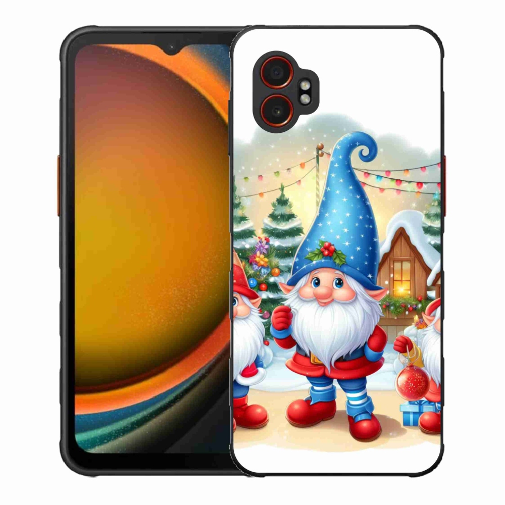 Gélový kryt mmCase na Samsung Galaxy Xcover 7 Pro - vianočné škriatkovia