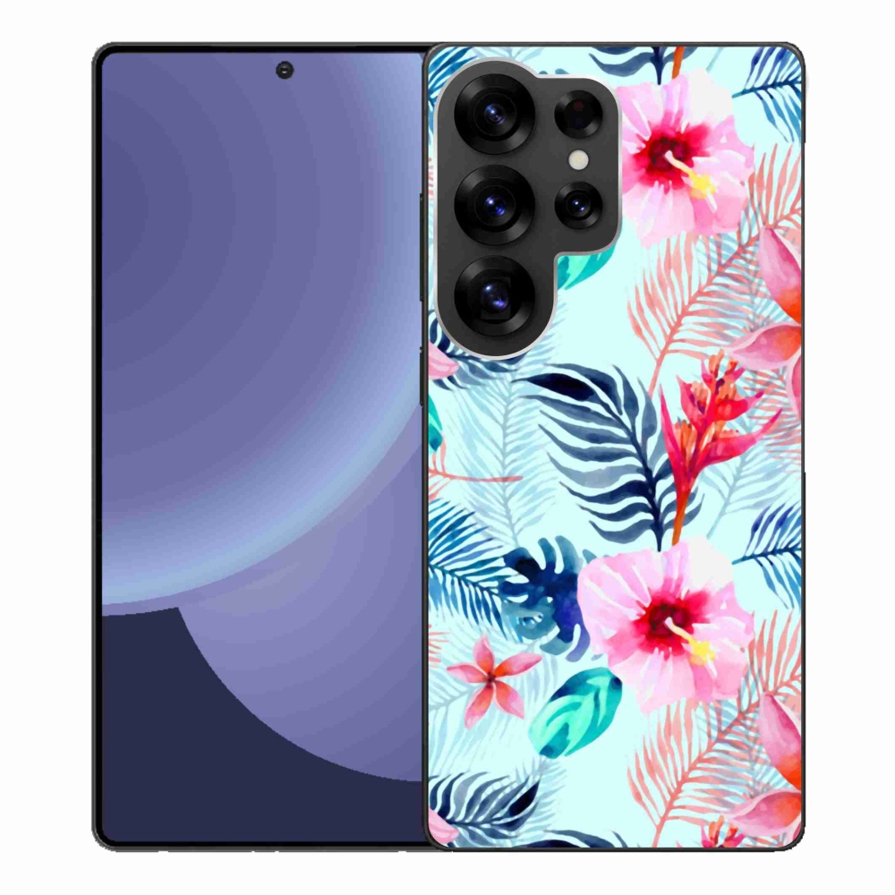 Gélový kryt mmCase na Samsung Galaxy S25 Ultra - kvety