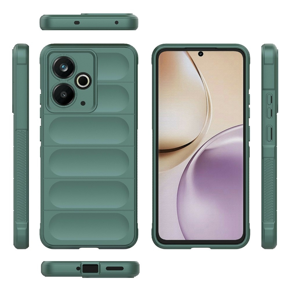 Rugg odolný gélový obal na Realme 14T 5G - zelený