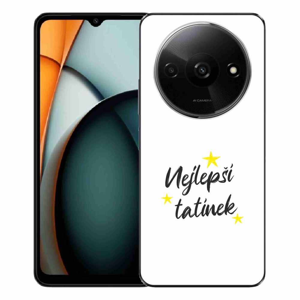 Gélový kryt mmCase na Xiaomi Redmi A3 - najlepší otecko 3 biele pozadie