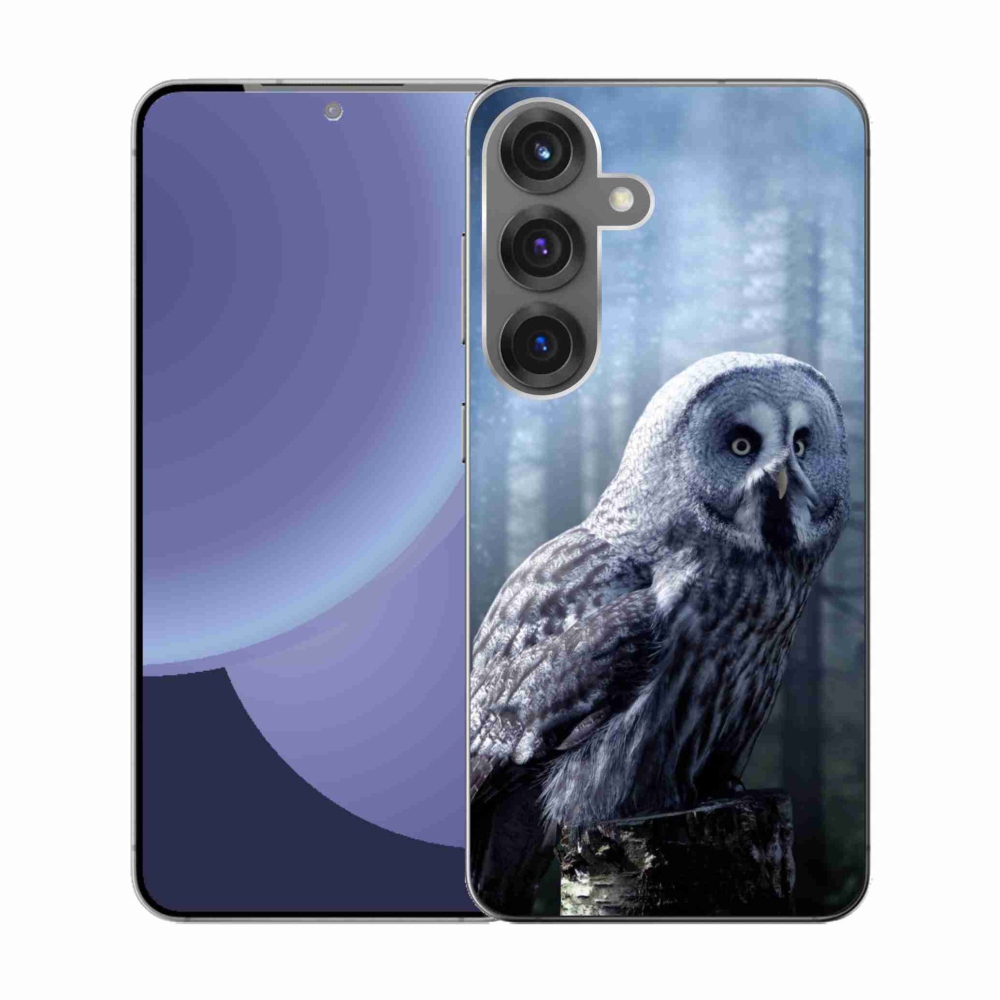 Gélový kryt mmCase na Samsung Galaxy S25 - sova