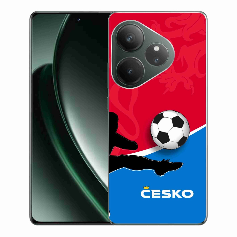 Gélový kryt mmCase na Realme GT 6 5G/GT 6T 5G - futbal Česko 2