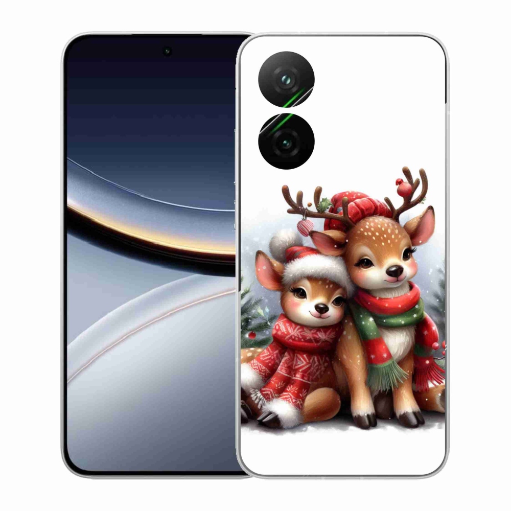 Gélový kryt mmCase na Xiaomi Poco F7 5G - vianočné soby