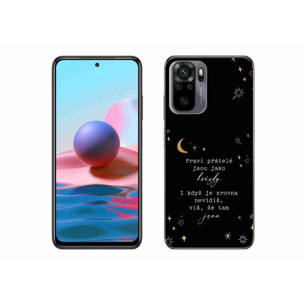 Gélový kryt mmCase na Xiaomi Poco M5s - citát 6 čierne pozadie