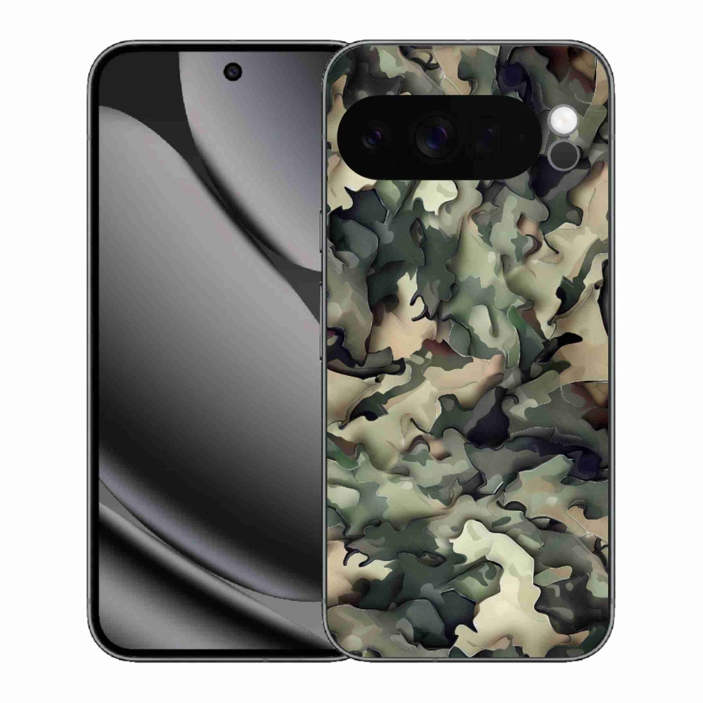 Gélový kryt mmCase na Google Pixel 10 Pro XL - maskáčový vzor 9