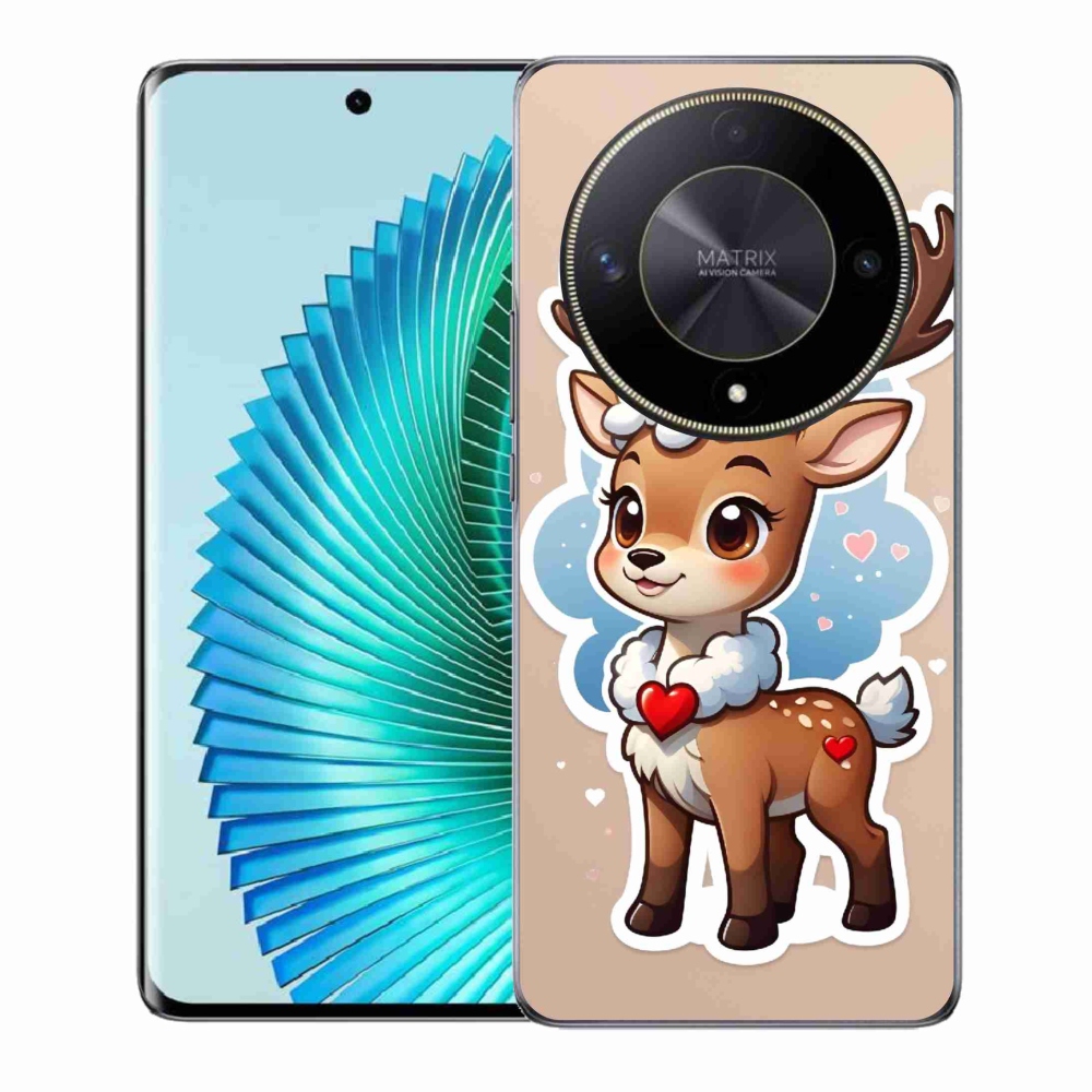 Gélový kryt mmCase na Honor Magic 6 Lite 5G - kreslený sob