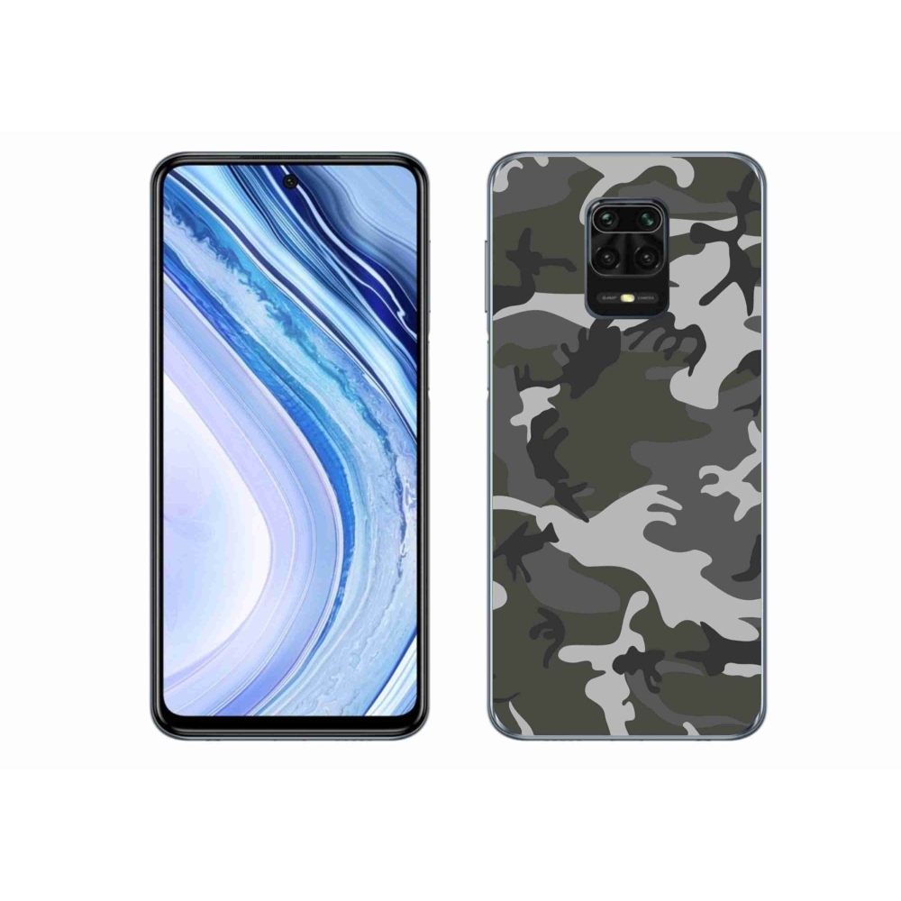 Gélový kryt mmCase na Xiaomi Redmi Note 9 Pro - maskáčový vzor