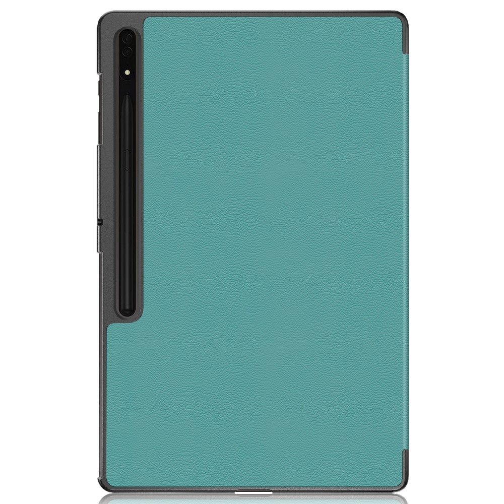 Case chytré zatváracie puzdro na Samsung Galaxy Tab S9 Ultra - zelené