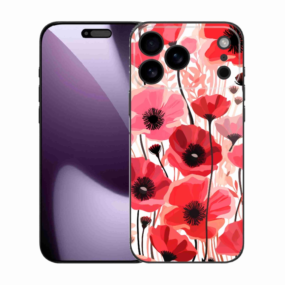 Gélový kryt mmCase na iPhone 17 Pro Max - vlčí mak 1
