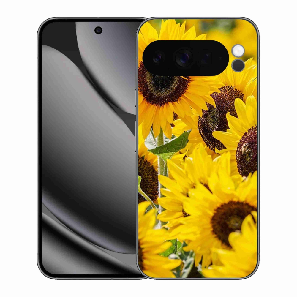 Gélový kryt mmCase na Google Pixel 10 Pro XL - slnečnice