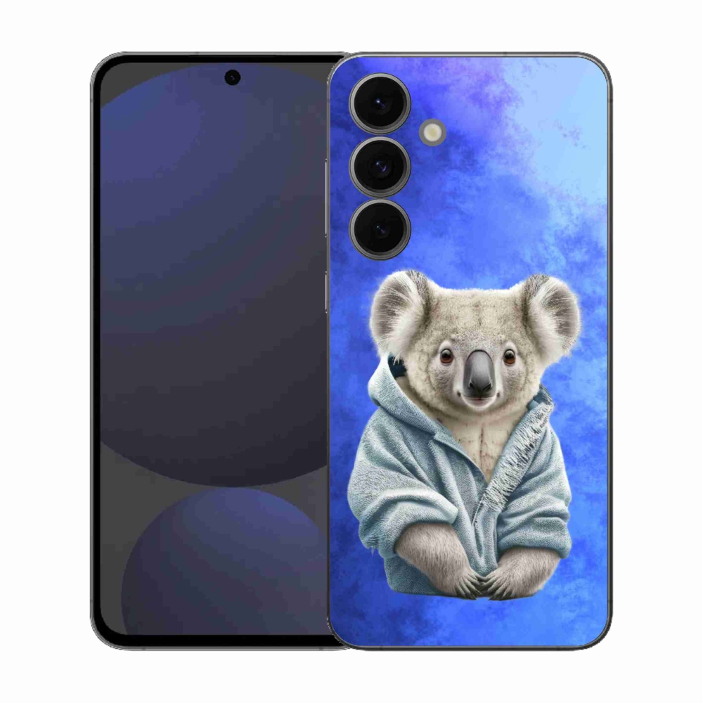 Gélový kryt mmCase na Samsung Galaxy S25 FE - koala vo svetri