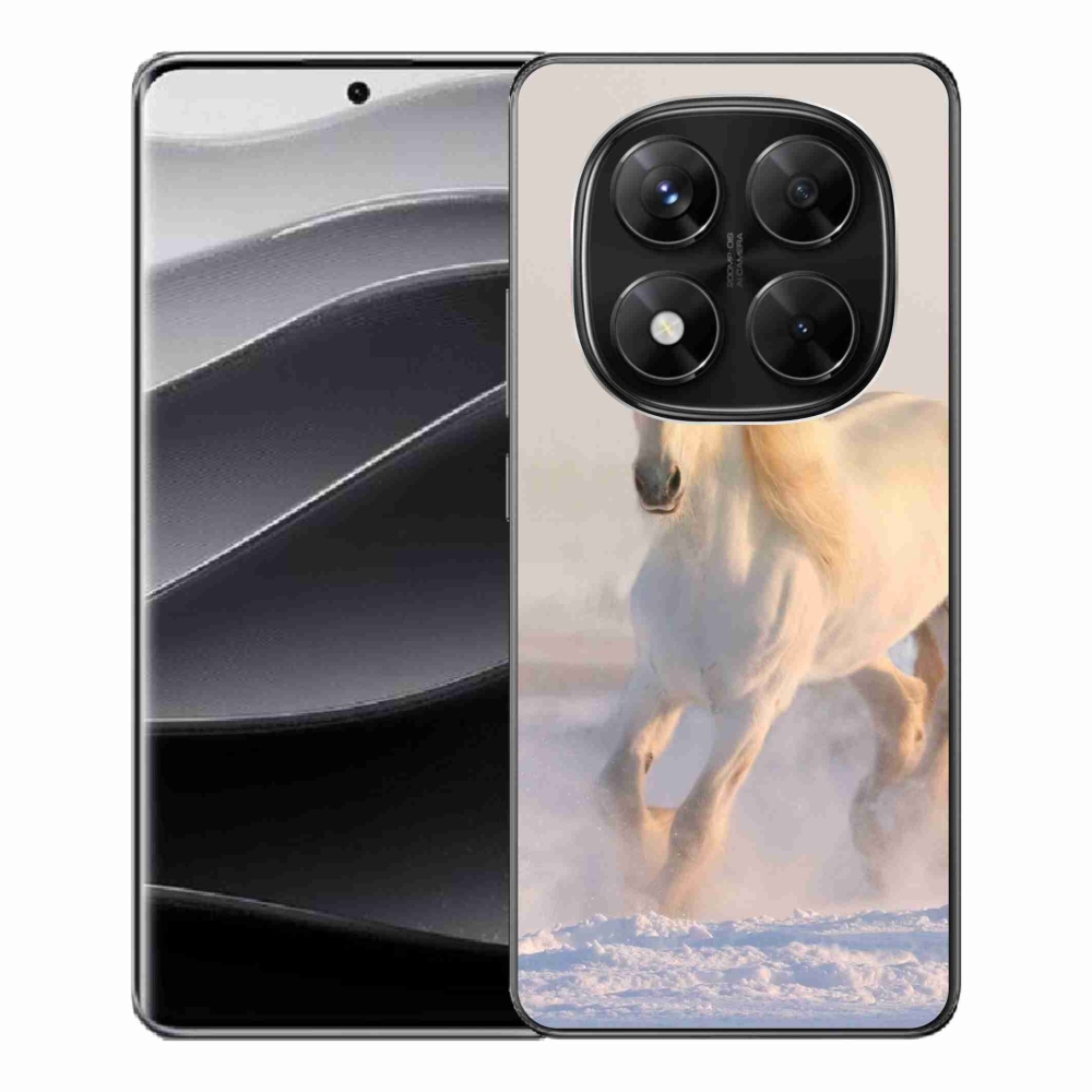 Gélový kryt mmCase na Xiaomi Redmi Note 14 Pro 5G/Poco X7 5G - kôň vo snehu